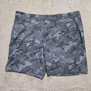 NWT George Hybrid Gray Camouflage Swim Shorts Size 44-46